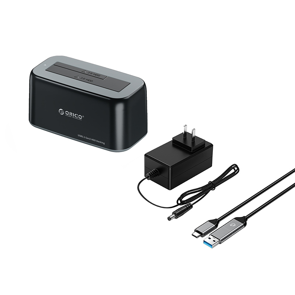 Orico 6819C3 dokstacija 2.5\"/3.5\" SATA HDD/SSD diskam, melna