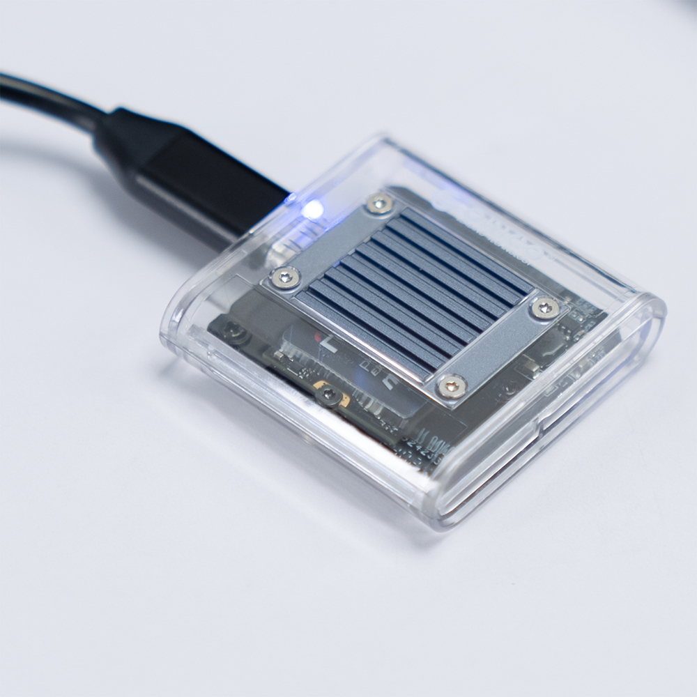 Orico TC20-M2-10G M.2 NVMe SSD ārējais disks, caurspīdīgs
