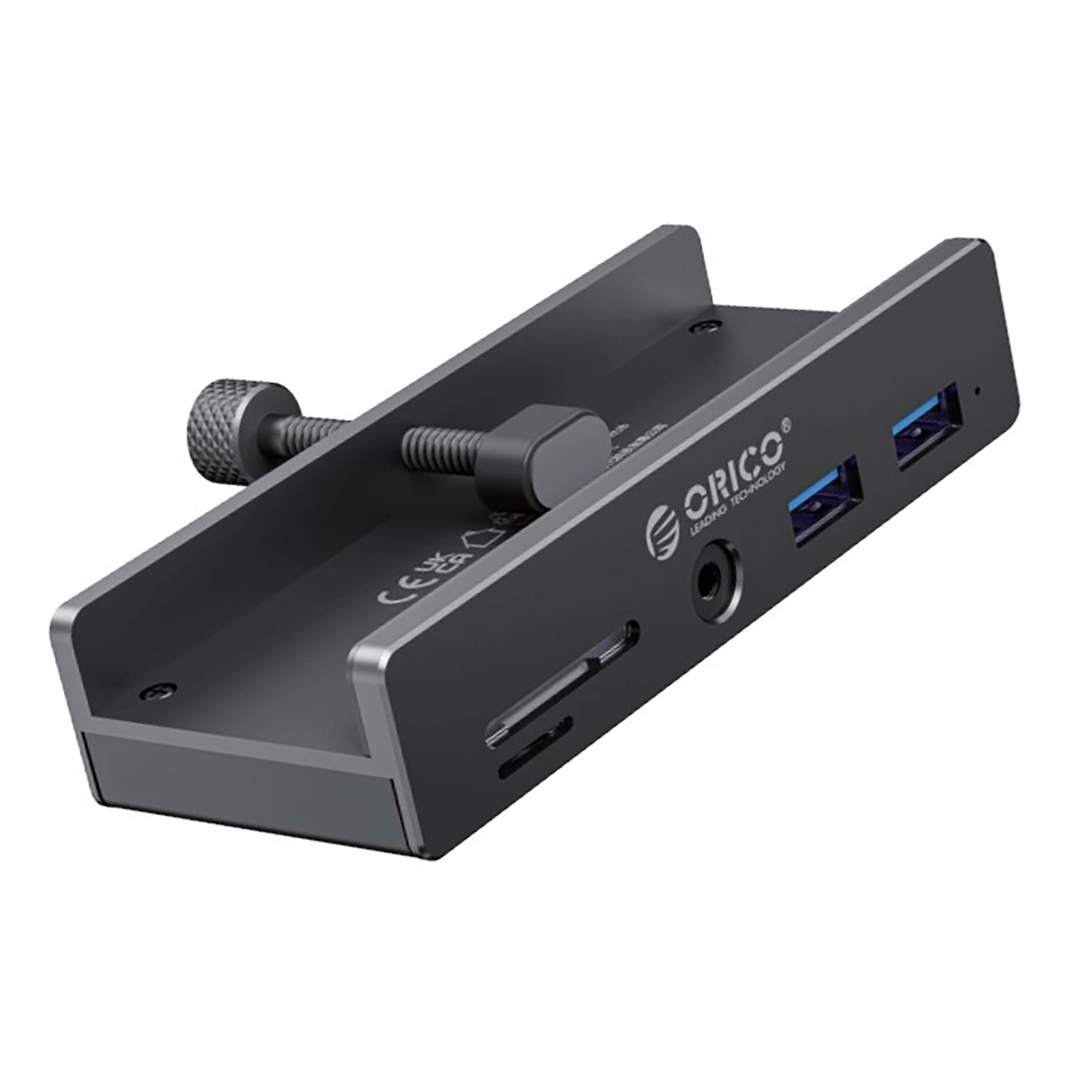 Накладной концентратор вход: USB-C / выход: 2x USB-A 3.0, + SD&TF 3,5 мм аудио...
