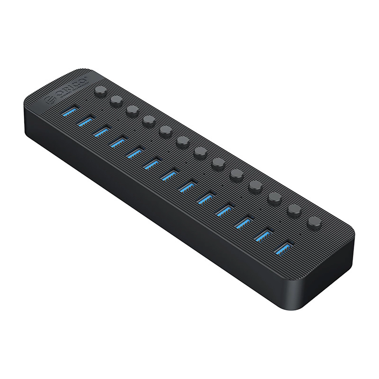 USB-хаб Orico CT2U3-13AB на 13 портов USB-A 3.0 с выключателями, черный