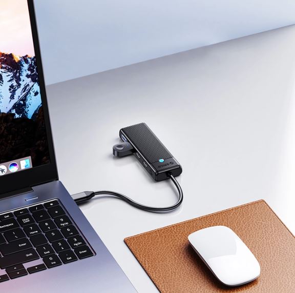 Разветвитель / док-станция Orico PAPW2AC-C3 USB-C, 2x USB-A 3.0, 2x USB-C, черный