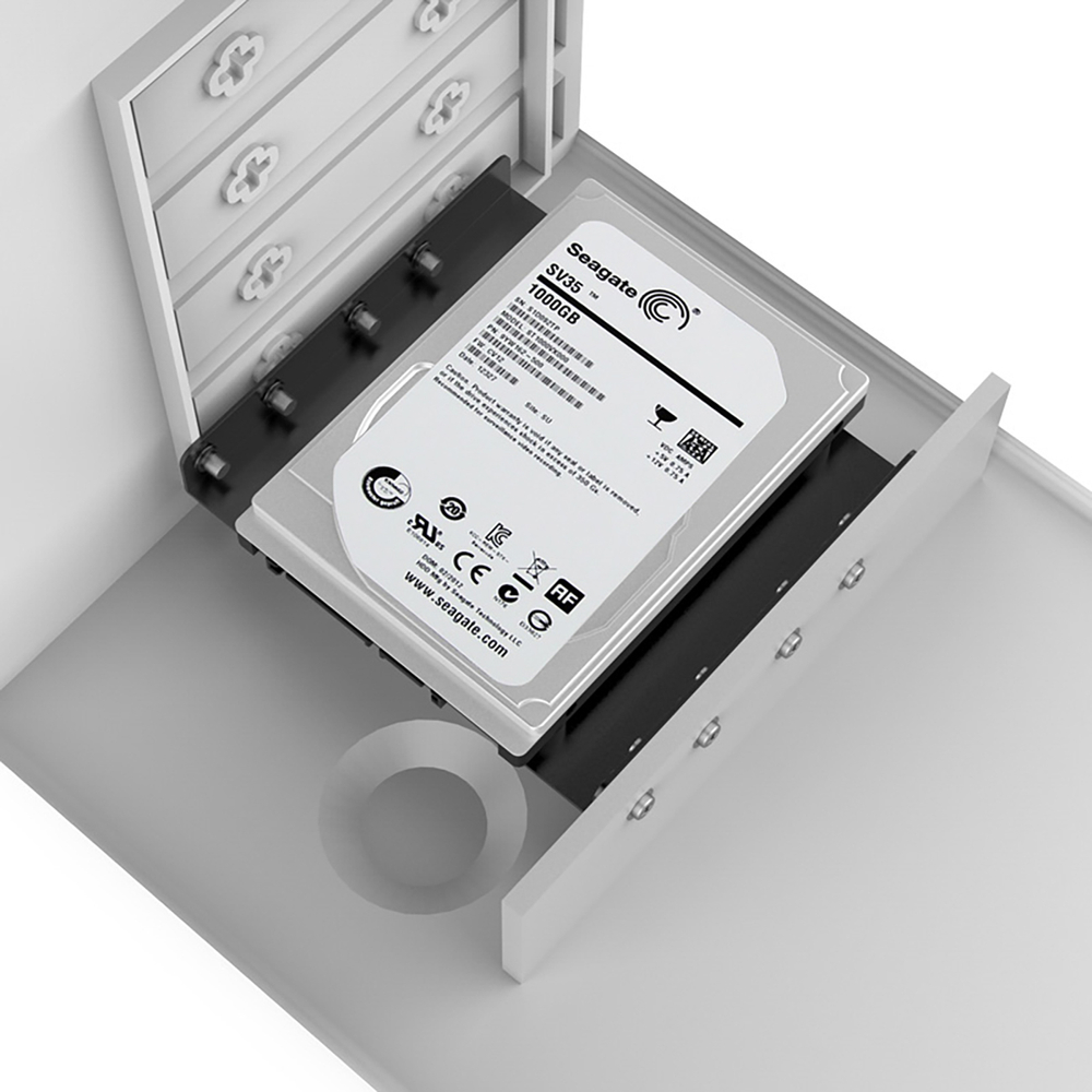 Hard drive bay from 3.5\" to 2.5\" - black