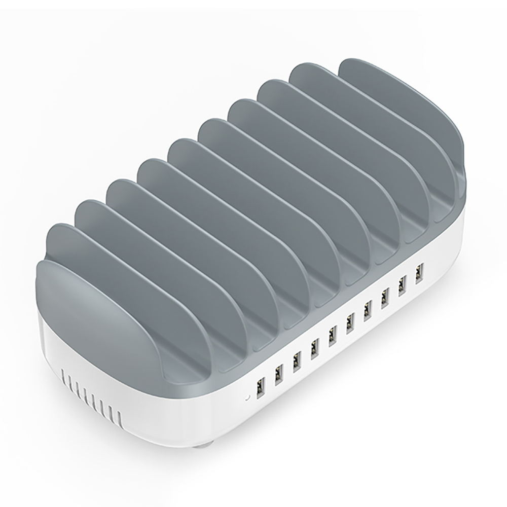 Orico DUK-10P-V1 viedā uzlādes stacija 10 x USB-A, balta