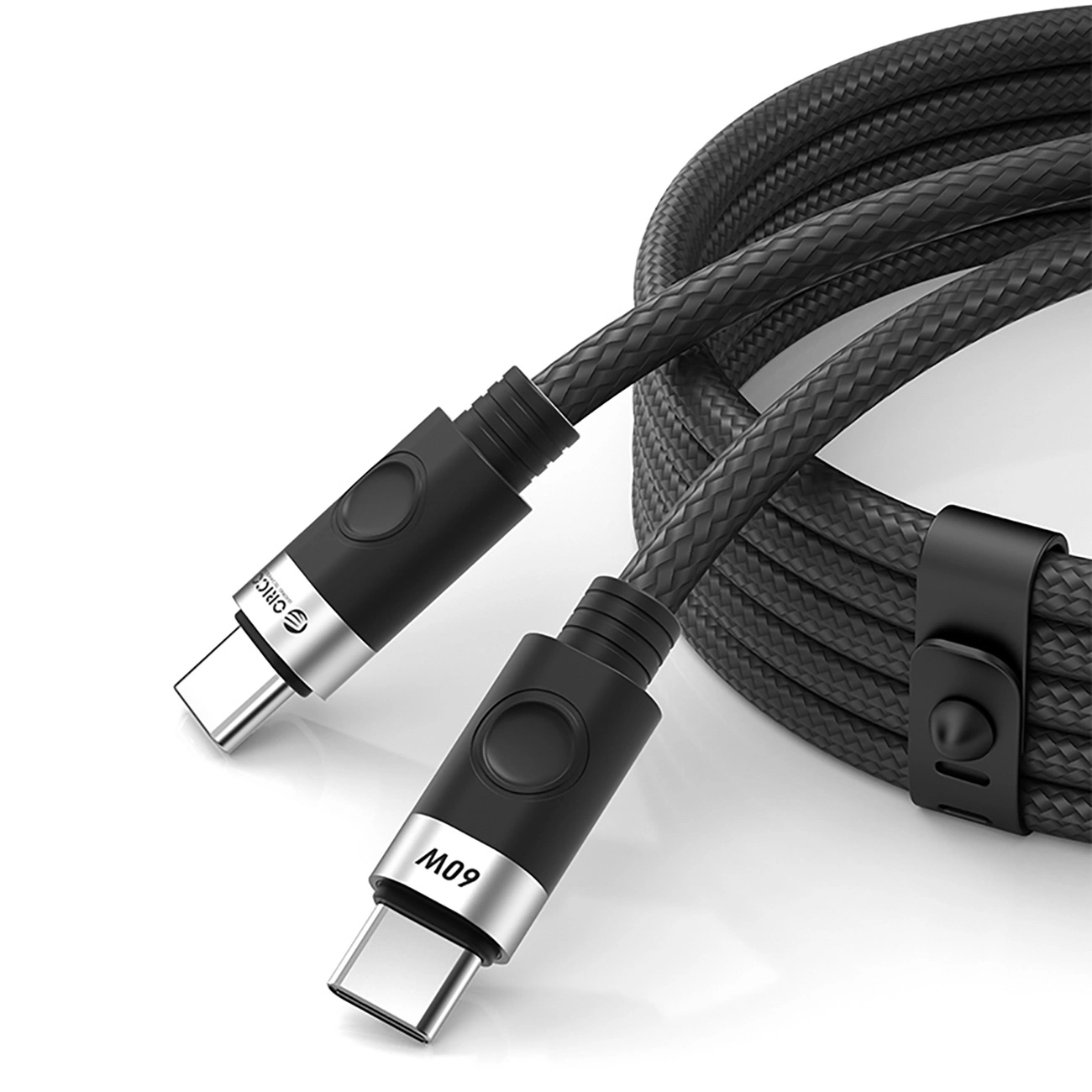 Кабель USB-C - 1 м 3A 60 Вт черный