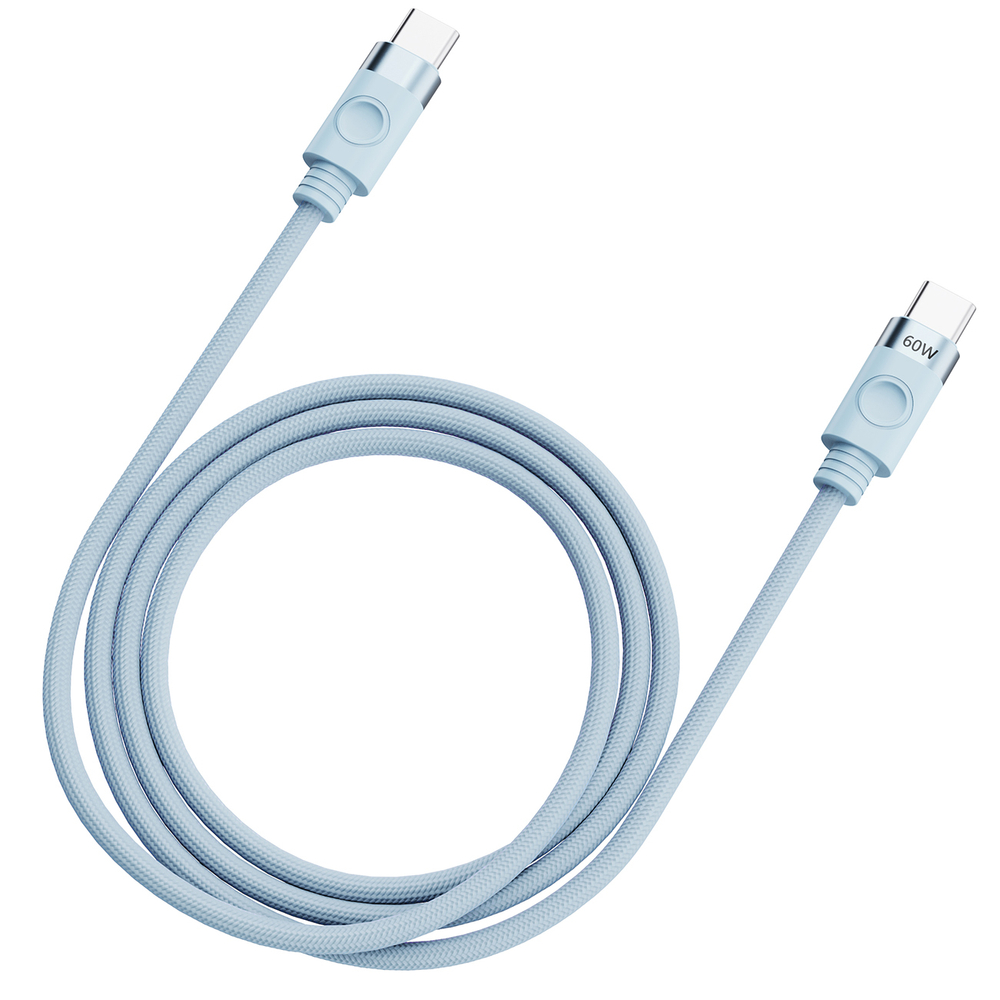 Кабель Orico CDX USB-C - USB-C 60W 1м, синий