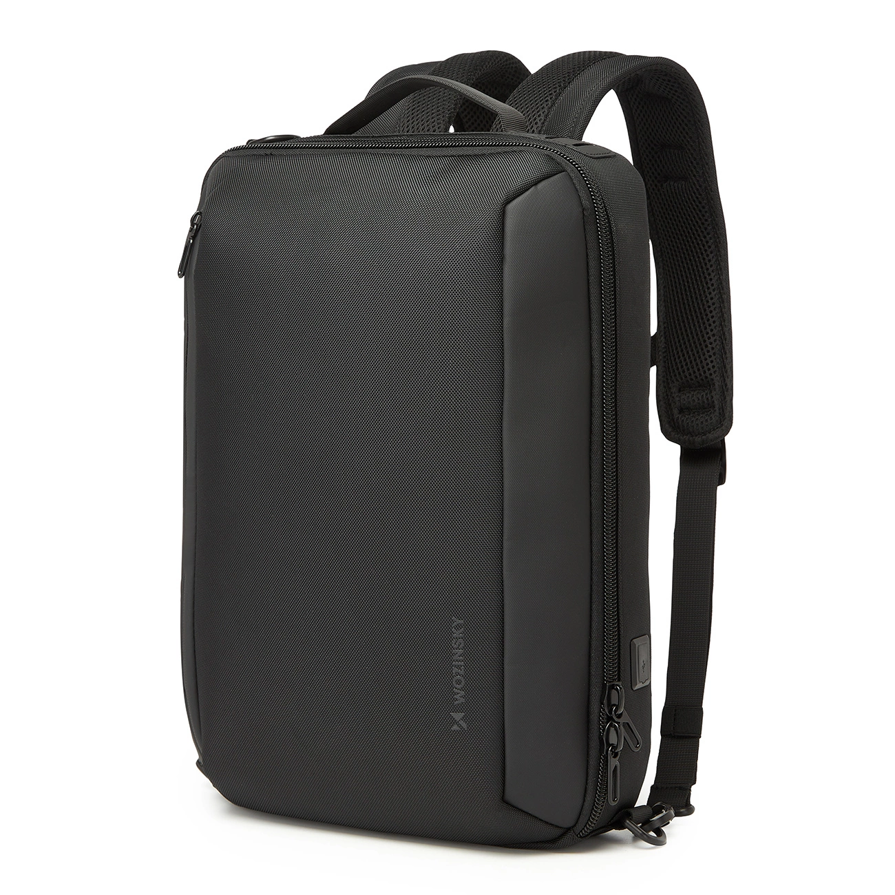 Wozinsky Premium klēpjdatora mugursoma/maisiņš 15,6" ar siksnu - melns | laptop backpack/bag 15.6" with strap black