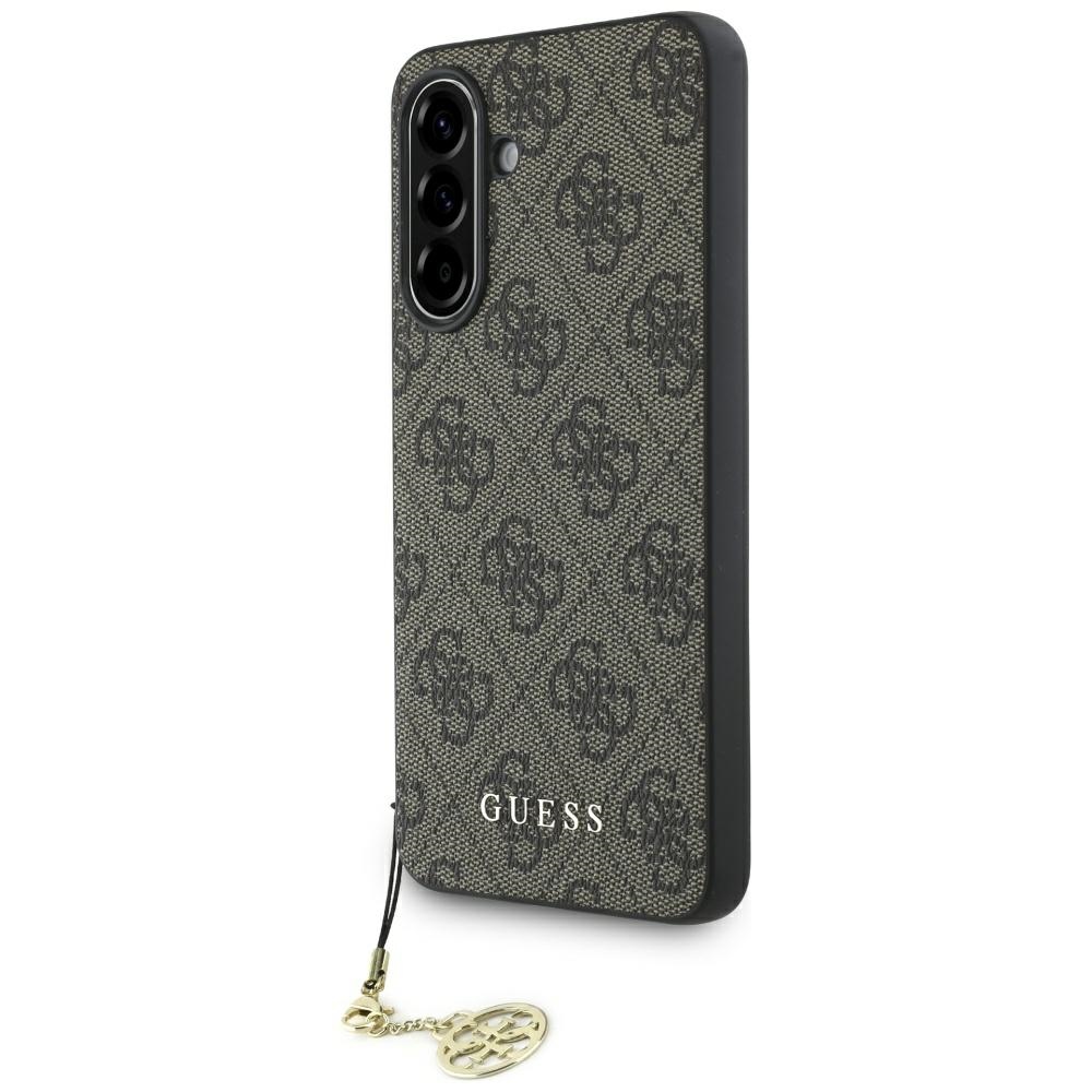 Guess 4G Charms Collection telefona vāciņš maciņs priekš Samsung Galaxy A36 brūns | Phone Case Cover brown