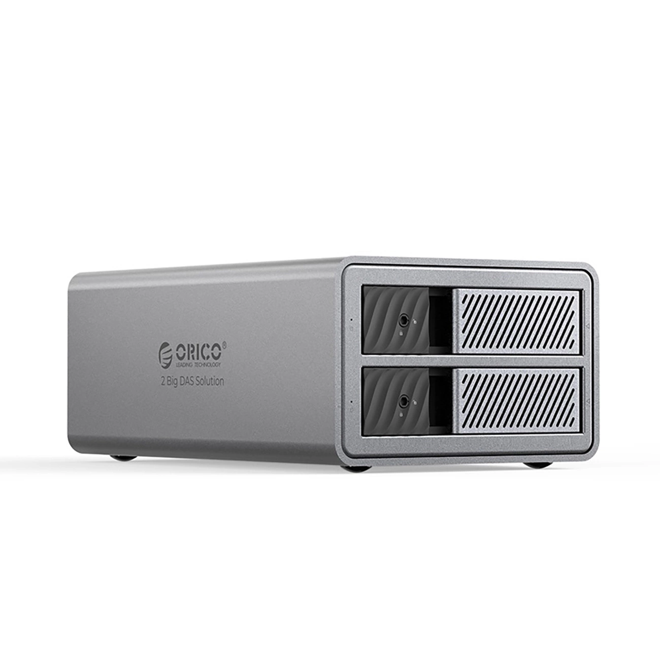 Дисковый массив Orico 9828RU3 для 2x 2.5"/3.5" SATA HDD/SSD, серый