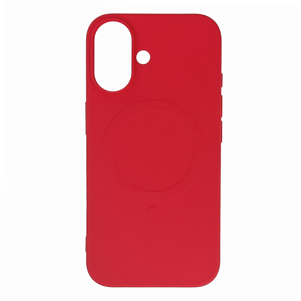 Wozinsky Samsung Galaxy S24 FE Case Liquid Silicone Case MagSafe, Red