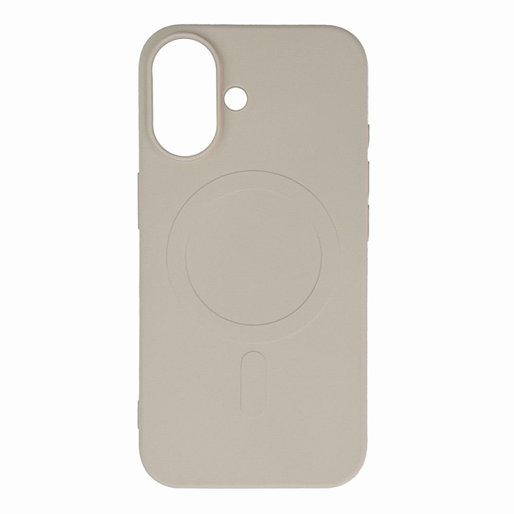 Wozinsky Samsung Galaxy S24 FE Case Liquid Silicone MagSafe, Beige