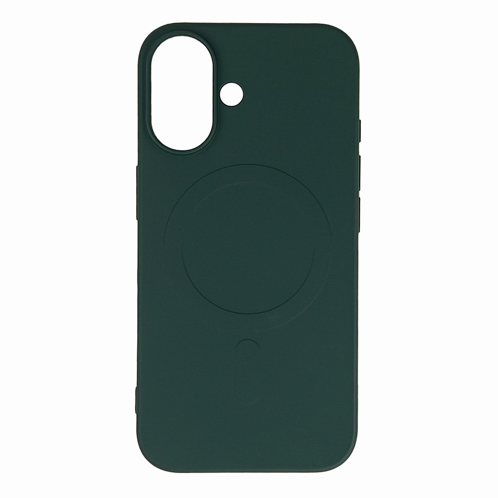 Wozinsky Samsung Galaxy S24 FE vāciņš Liquid Silicone Case MagSafe, zaļš