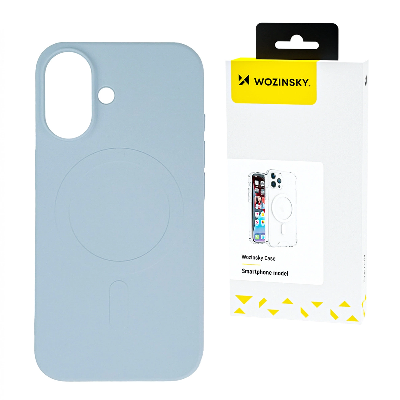 Wozinsky Samsung Galaxy S24 FE Case Silicone Case MagSafe, Blue