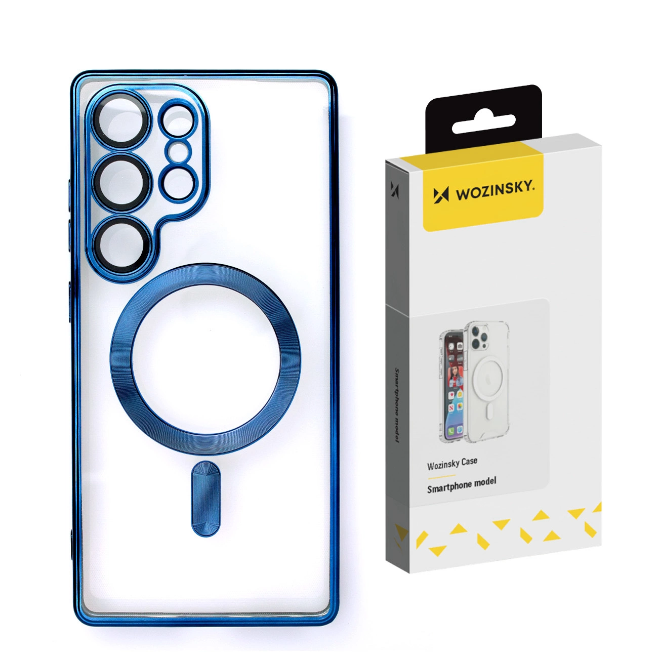 Wozinsky Electroplated Magsafe Phone Case Cover Samsung Galaxy S24 FE - blue