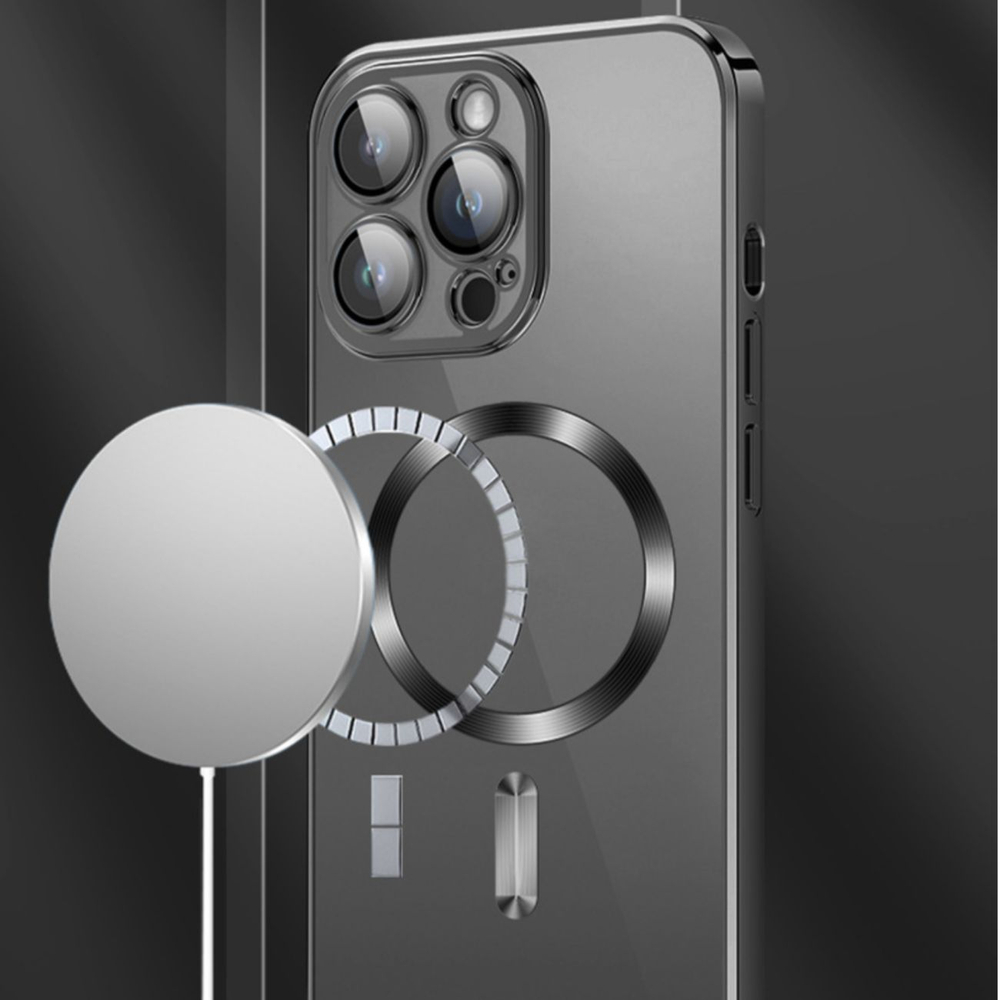 Чехол Wozinsky Electroplated Magsafe для Samsung Galaxy S24 FE, синий