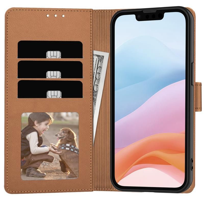 Чехол-кошелек Tech-Protect для Samsung Galaxy A56 5G - коричневый