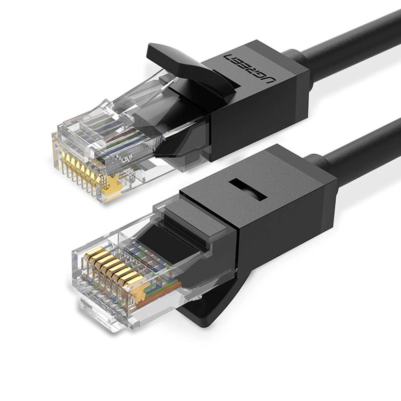 Ugreen LAN Ethernet U/UTP Cat. 6 1000Mbps 15m Melns (NW102) | Black