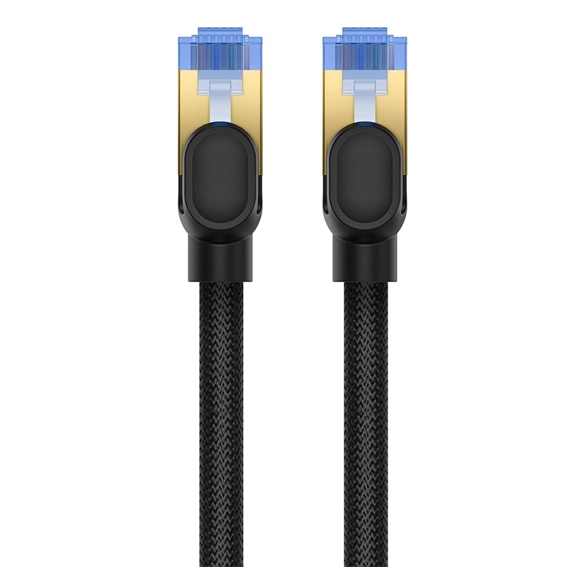 Baseus быстрый интернет-кабель RJ45 cat.7 10Gbps 10м плетеный черный
