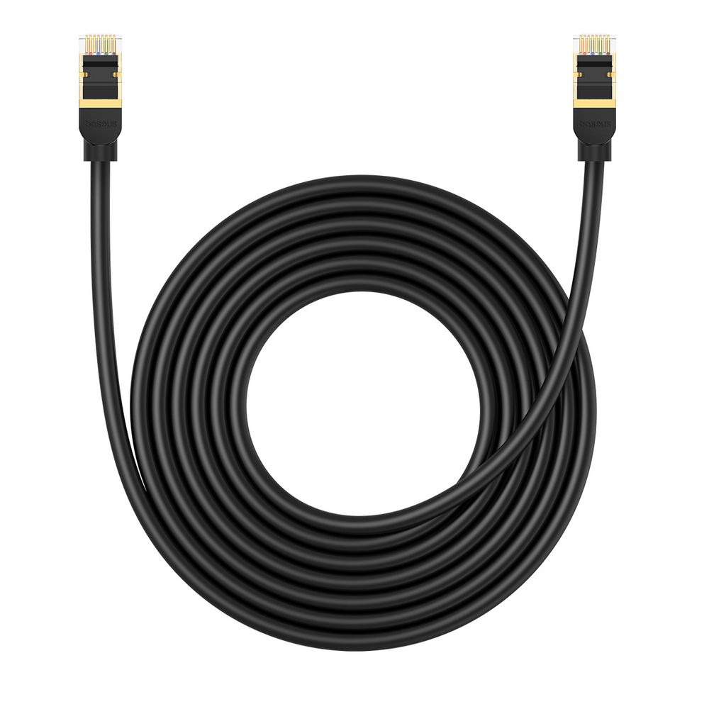 Baseus высокоскоростной Cat 8 40 Гб/с Ethernet кабель 5 м - черный