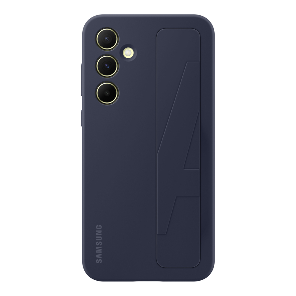 Samsung Standing Grip Case EF-GA556TBEGWW Galaxy A55 with grip - blue-black