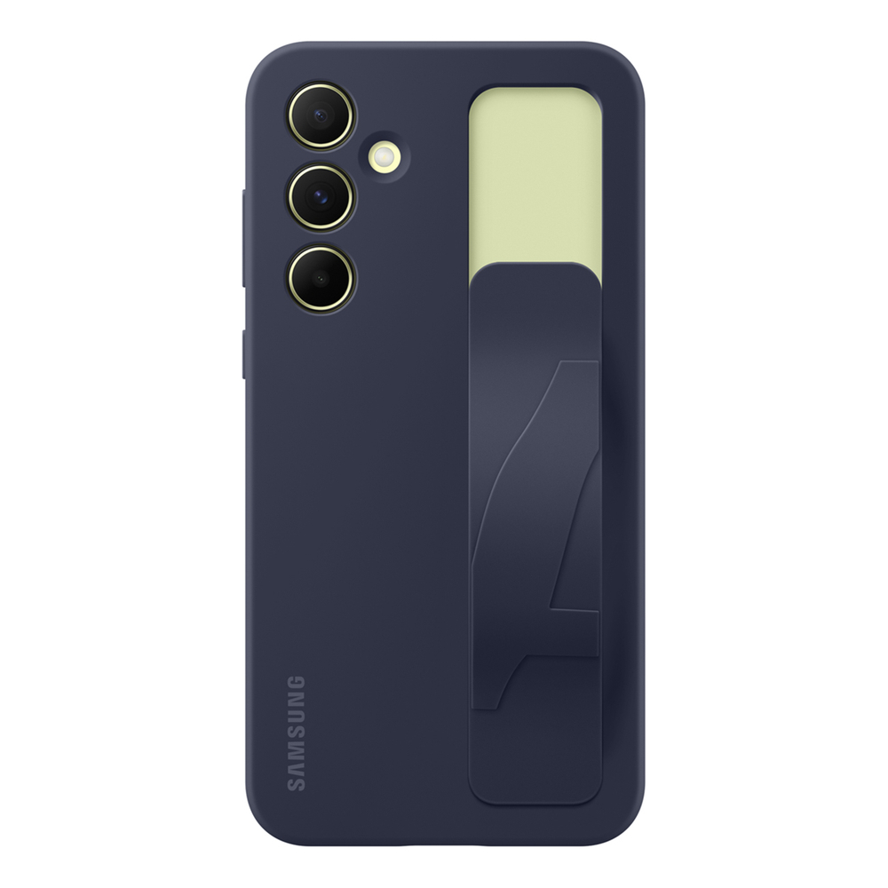 Samsung Standing Grip Case EF-GA556TBEGWW Galaxy A55 with grip - blue-black