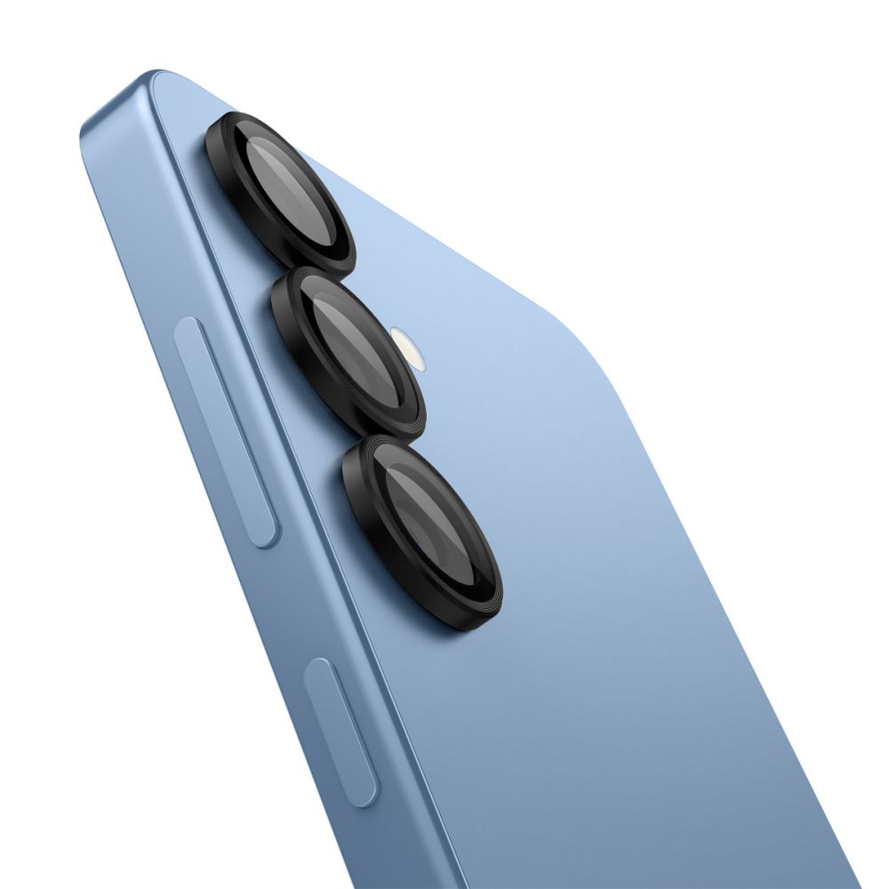 Spigen Optik Pro Glas.Tr EZ Fit kameras aizsargstikli Samsung Galaxy S25, melni