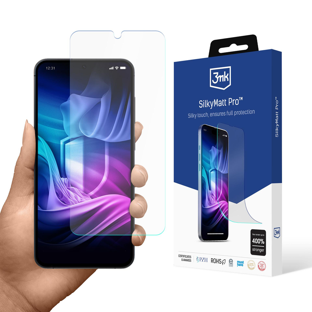 3mk Silky Matt Pro Matte Screen Protector for Samsung Galaxy S25