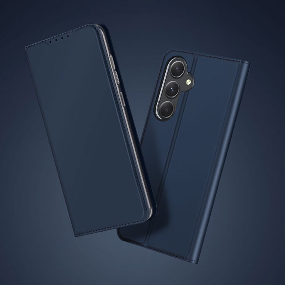 Dux Ducis Skin Pro vāciņš Samsung Galaxy A55 5G ar atloku un kartes slotu - Zils | Phone Case Cover With Flip And...