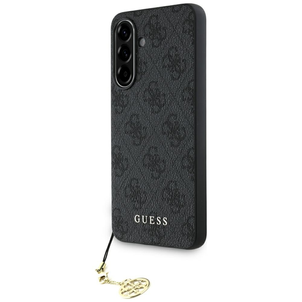 Guess 4G Charms kolekcijas vāciņš Samsung Galaxy A56 - melns | Collection Phone Case Cover Black