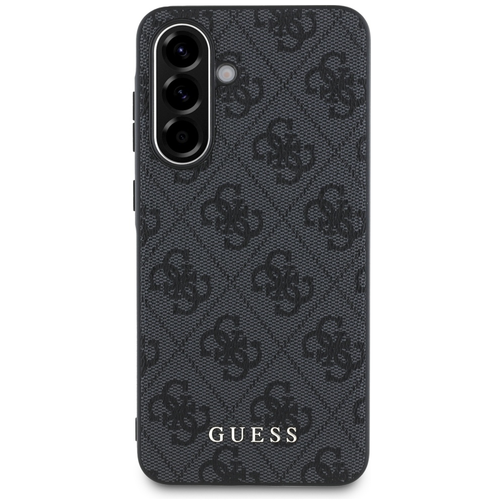 Guess 4G Metal Gold Logo Phone Case Cover Samsung Galaxy A56 - Black