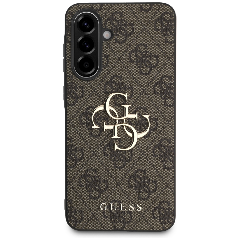 Guess Big 4G Logo Classic Logo Phone Case Cover Samsung Galaxy A36 - Brown