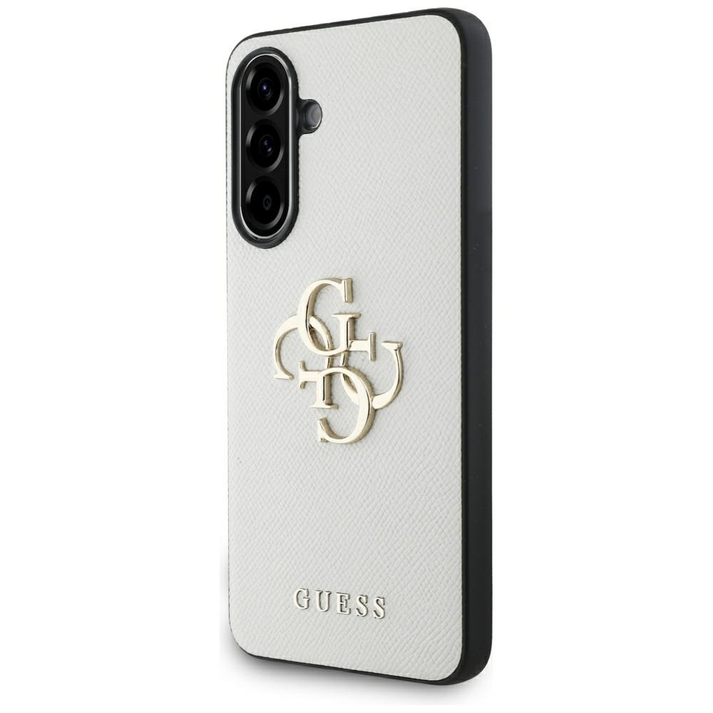 Guess Grained Big 4G Logo Small Classic Logo Phone Case Cover Samsung Galaxy A56 - beige