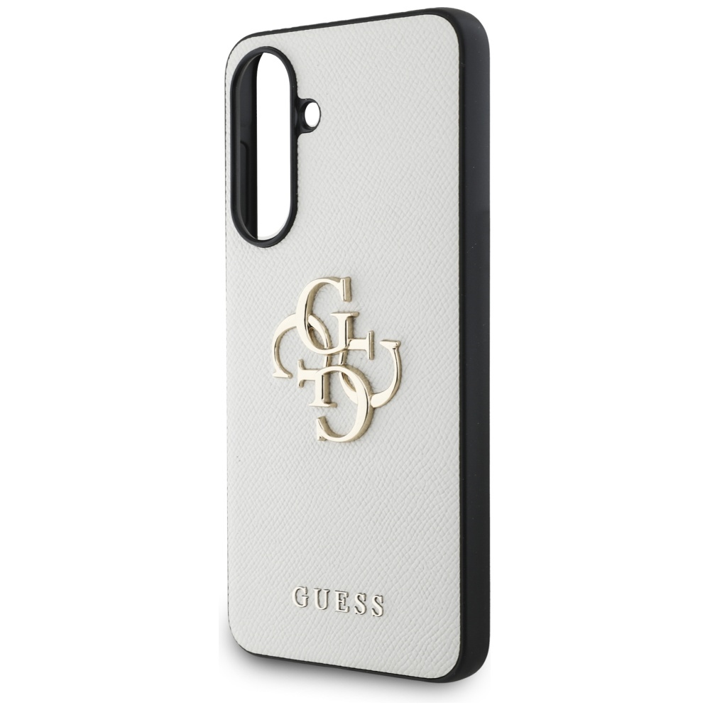 Guess Grained Big 4G Logo Small Classic Logo Phone Case Cover Samsung Galaxy A56 - beige
