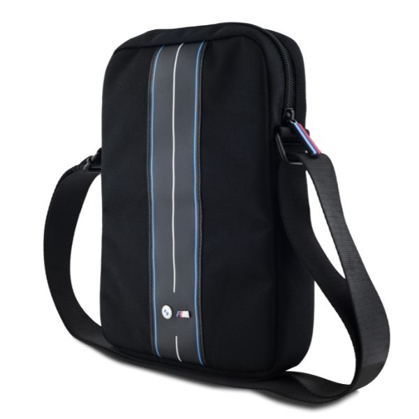 Сумка для планшета BMW Nylon Blue Stripe 10\" - Черная