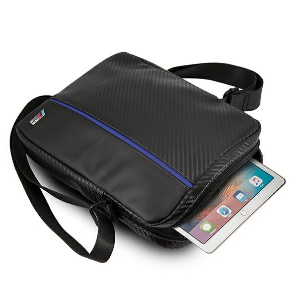 Torba BMW BMTB10CAPNBK Tablet 10\" Carbon / Blue Stripe
