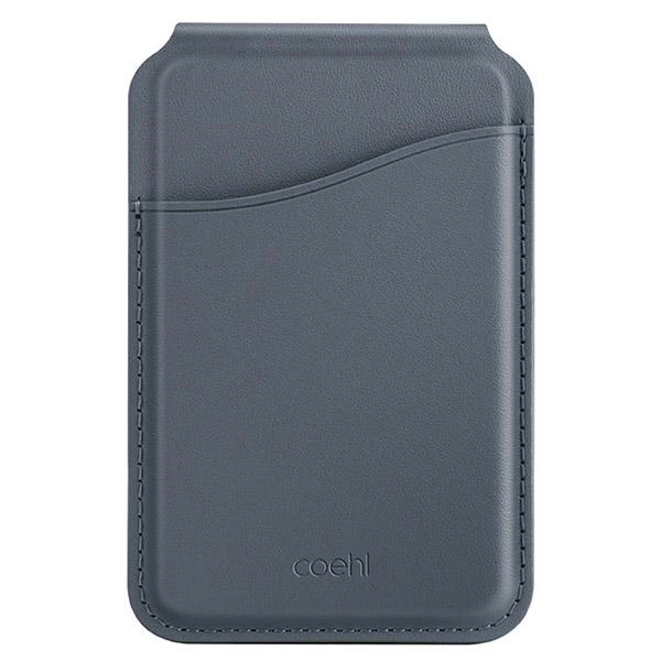 Uniq Coehl Esme magnētiska maks ar spoguli un statīvu tumši zils/safīra zils | Magnetic Wallet With Mirror And...