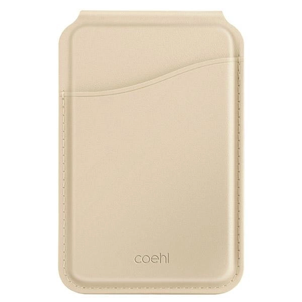 Uniq Coehl Esme Magnētiskā Maks ar Spoguli un Statīvu Krēmkrāsā | Magnetic Wallet With Mirror And Stand Cream