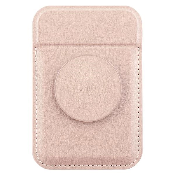Uniq Flixa magnētiska karšu maks ar statīvu rozā/maigi rozā MagSafe | Magnetic Card Wallet With Stand Pink/Blush...