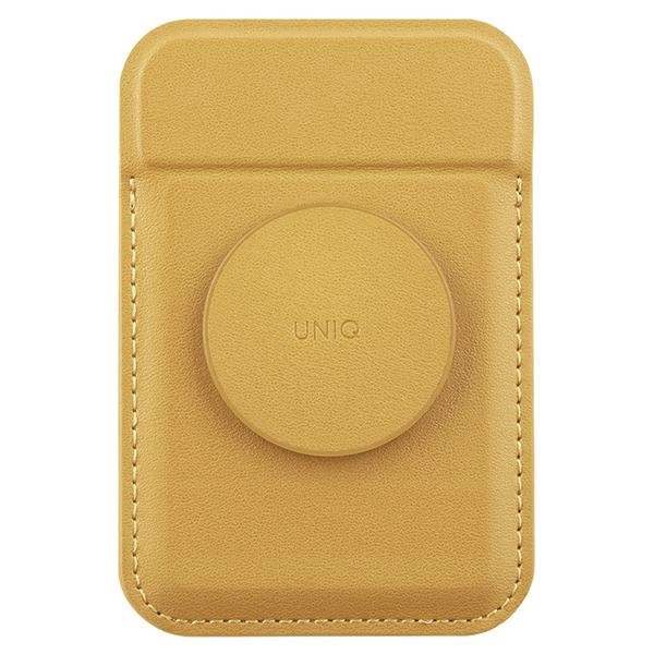 Uniq Flixa Magnētiska Kartes Maks ar Statīvu Dzeltena/Canary Yellow MagSafe | Magnetic Card Wallet With Stand...