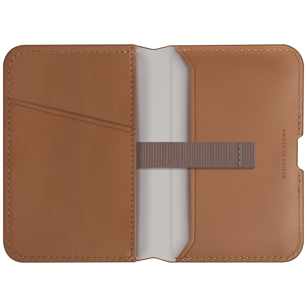 Uniq Lyden DS Magnetic RFID Wallet with Phone Stand, Brown