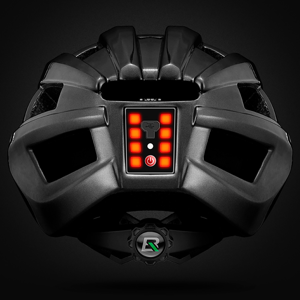 Rockbros Bike Helmet with Built-in Light - Pink