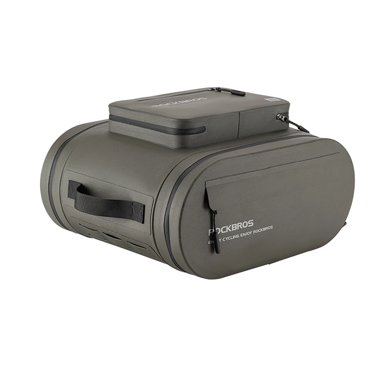 Водонепроницаемая велосумка Rockbros для багажника, объем 14 л - серый
