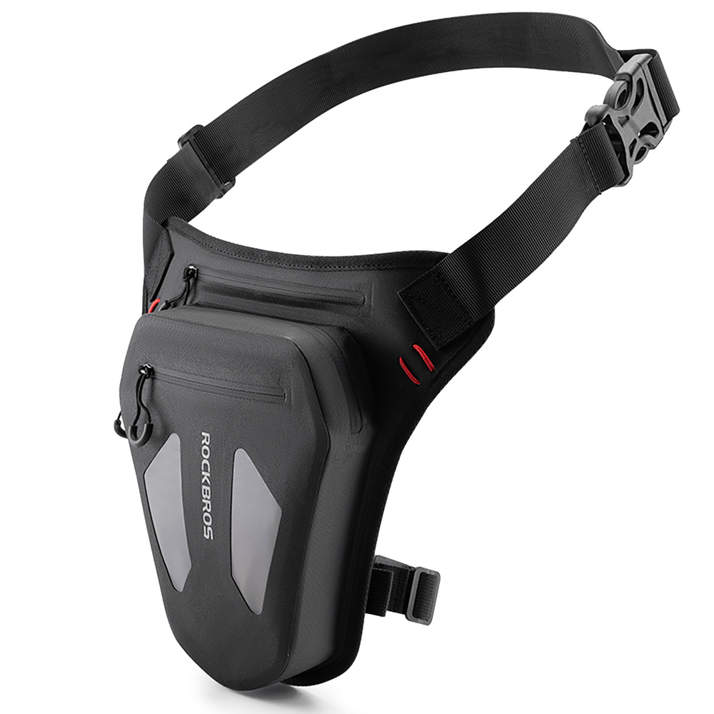 Rockbros motocikla soma kājai, augšstilbam, jostasvietai, plecam - melna | Motorcycle Bag Leg, Thigh, Waist,...