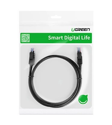 Ugreen cable internet network cable Ethernet patchcord RJ45 Cat 6 UTP 1000Mbps 1m blue (NW102 11201)