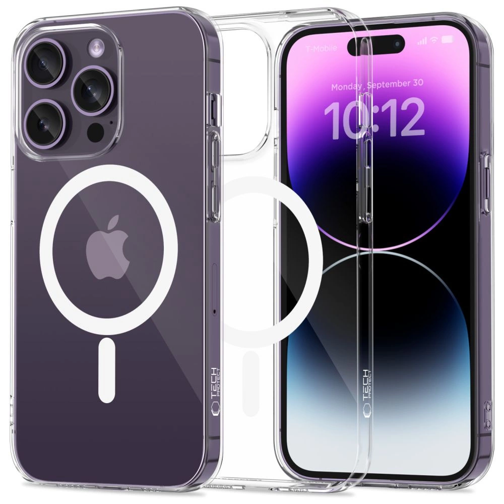Tech-Protect FlexAir MagSafe vāciņš iPhone 14 Pro Max - Caurspīdīgs | Phone Case Cover Clear