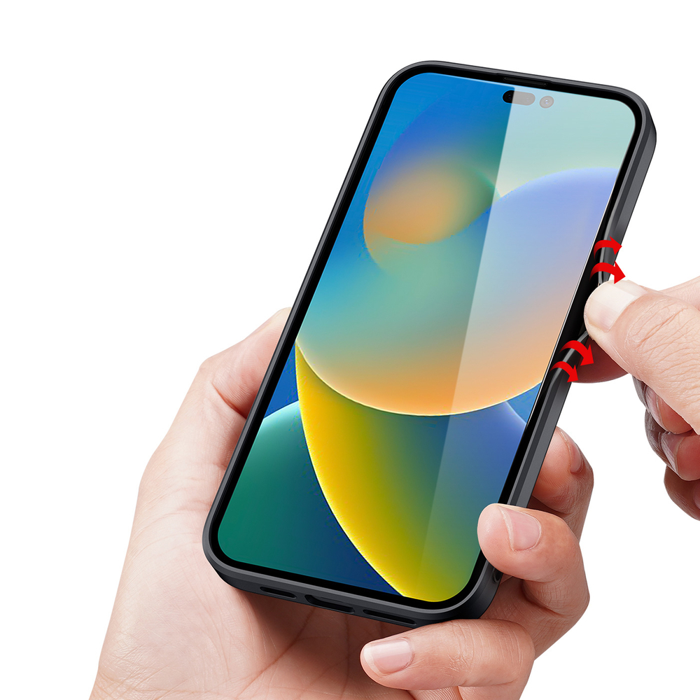 Dux Ducis iPhone 14 Pro Max vāciņš Fino, zils