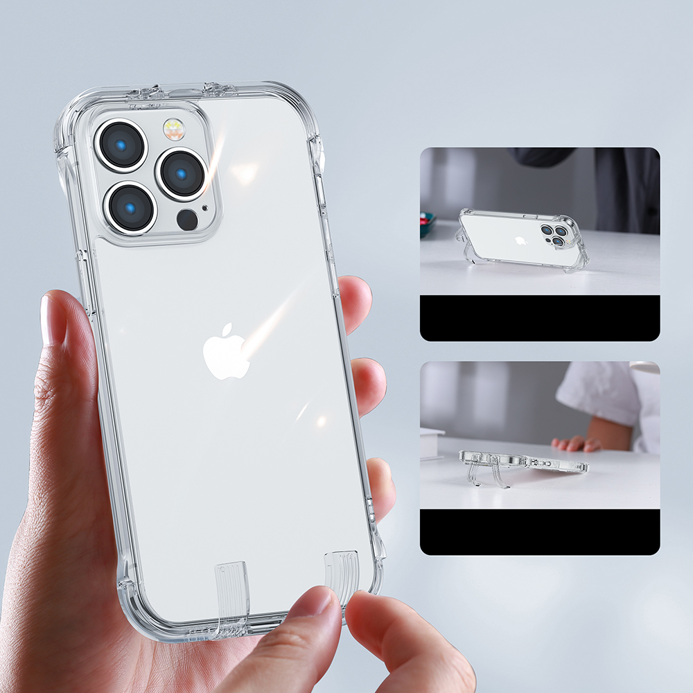 Joyroom iPhone 14 Pro Max Case Defender Series with Stand, Transparent