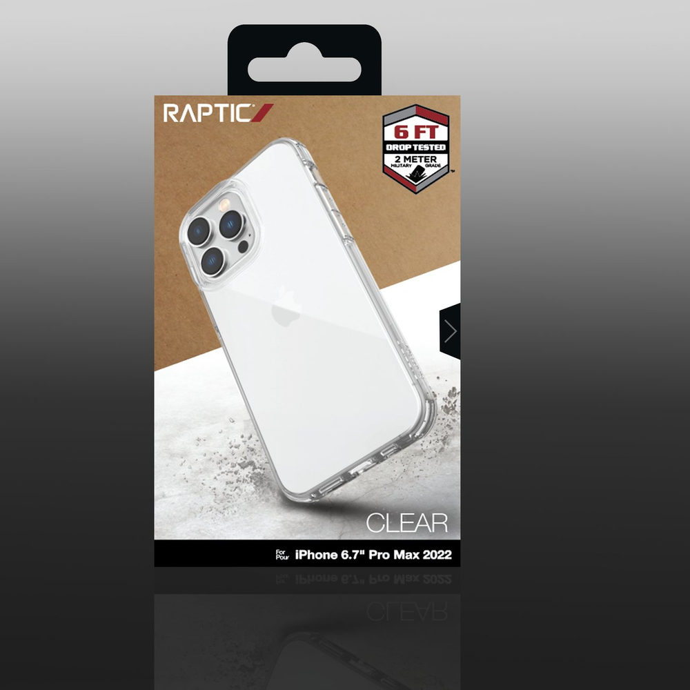 Raptic X-Doria iPhone 14 Pro Max vāciņš Clear, caurspīdīgs
