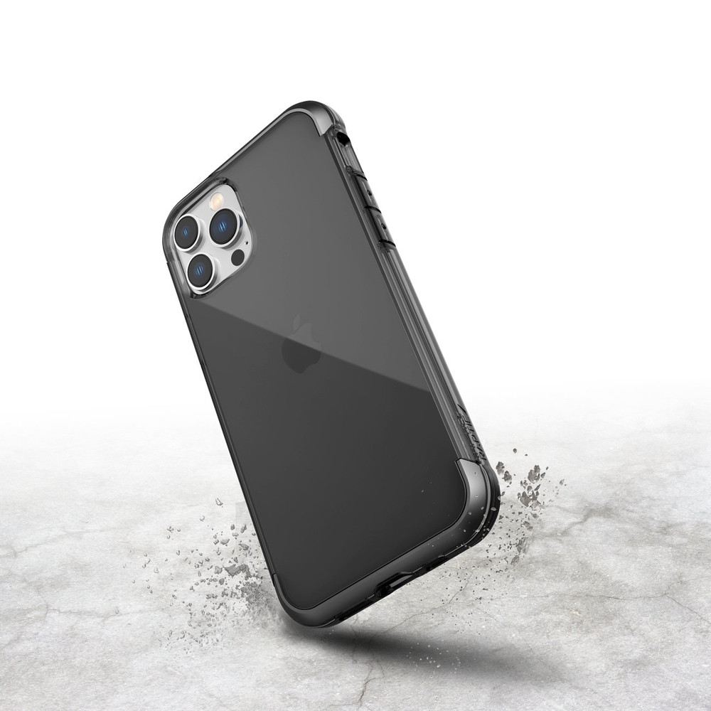 Raptic X-Doria Air iPhone 14 Pro Max triecienizturīgs vāciņš, melns
