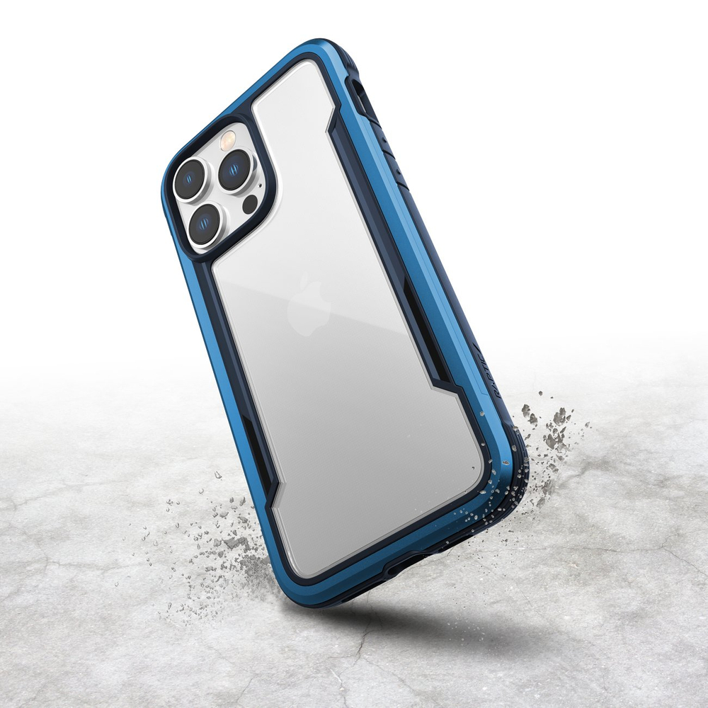 Raptic Shield Case for iPhone 14 Pro Max Armored Cover, Blue