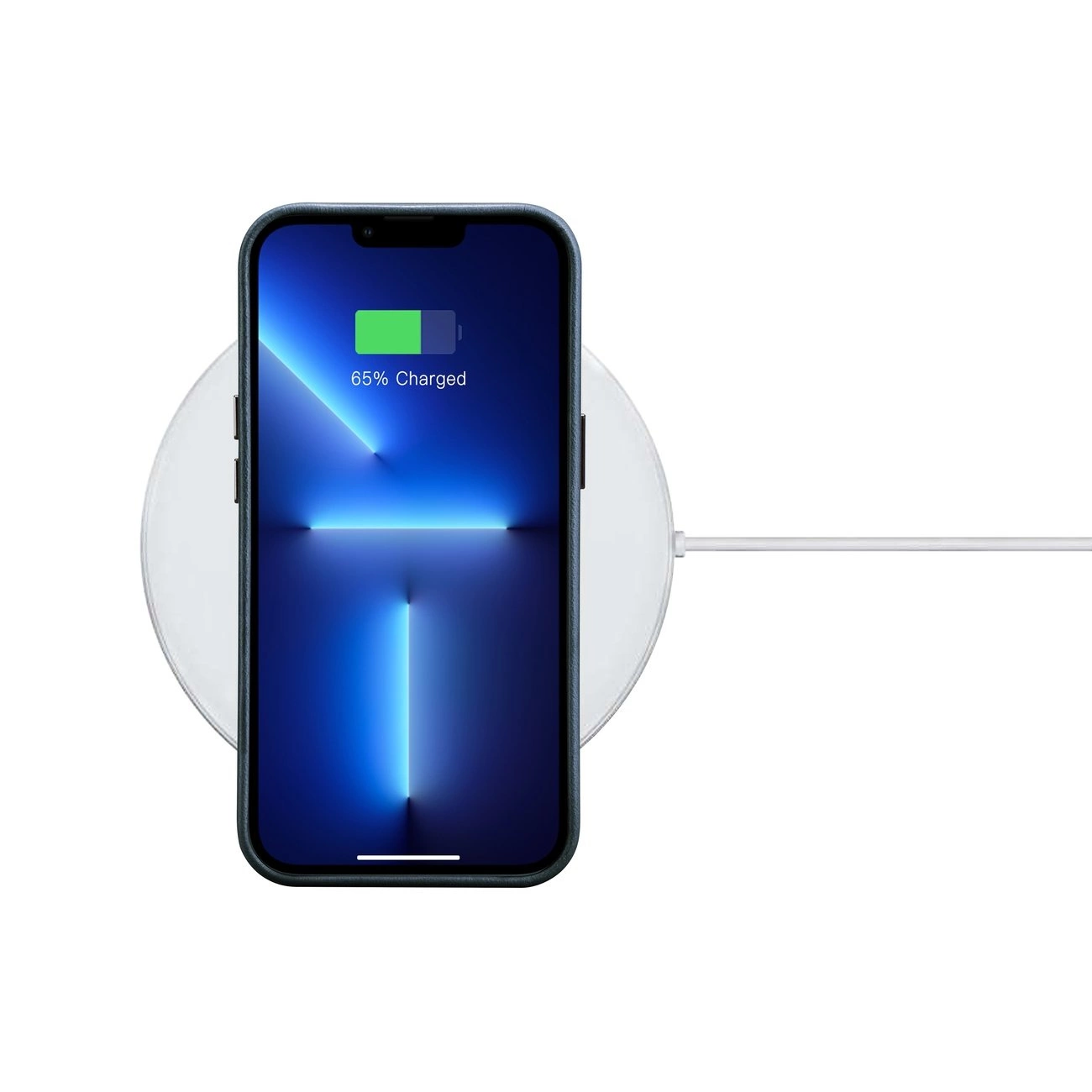 iCarer Oil Wax Premium ādas maks iPhone 14 Pro Max ar MagSafe, tumši zils (WMI14220704-BU) | Leather Case Magnetic...